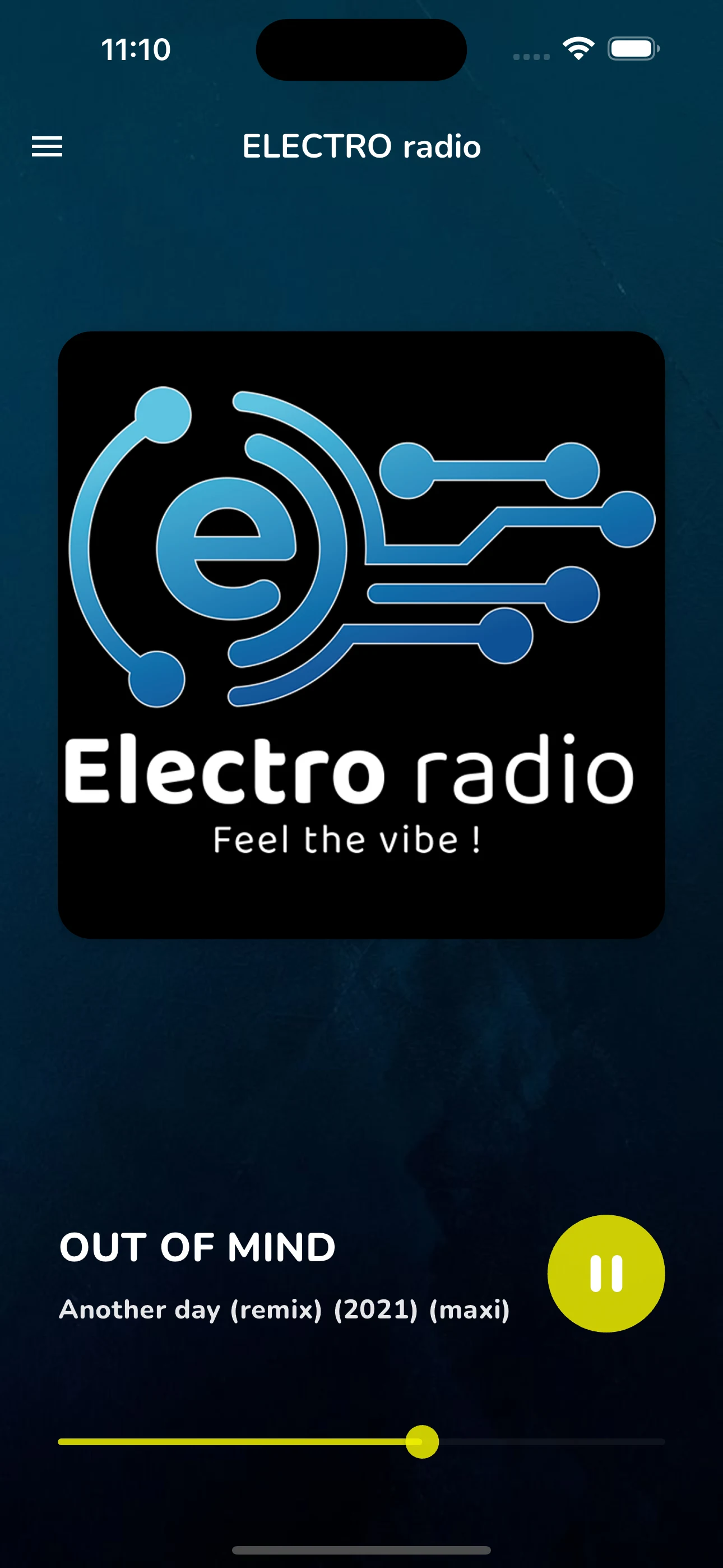 ELECTRO radio screenshot